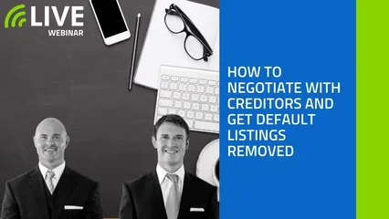How to negotiate with creditors